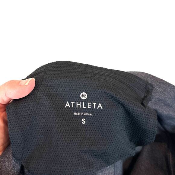 Athleta Womens Contender 2 In 1 Capri Leggings Skort Small Reflective Pickleball - Picture 5 of 6